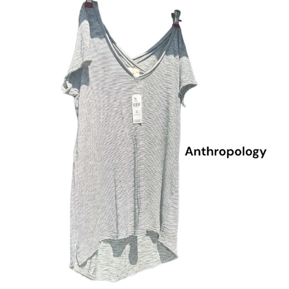 Anthropologie T.LA  Double V Striped NWT